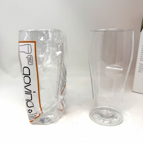 Set of 4 GOVINO Go Anywhere 16 oz Beer Glasses New in Package *Multiple Sets - Picture 9 of 9